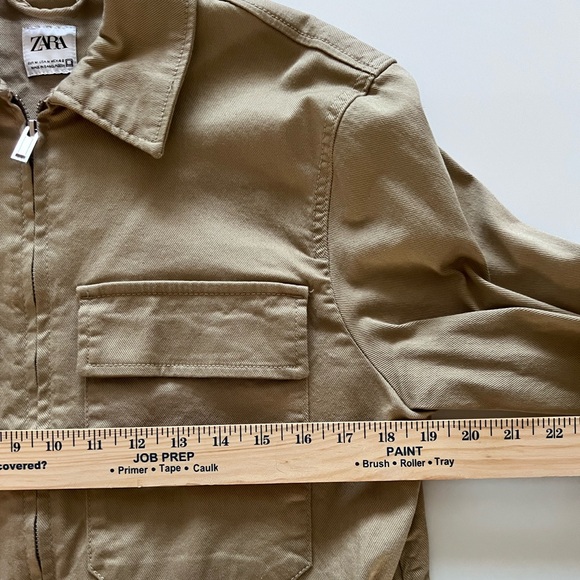 **SOLD** ZARA Utility Light Jacket - Picture 3 of 5